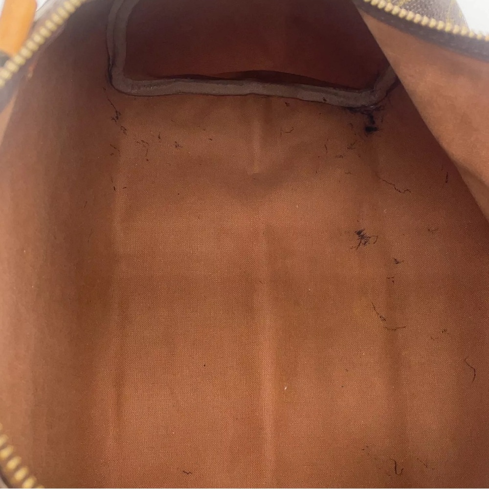 Auth Louis Vuitton Monogram Old Speedy 35  Handbag W/Dustbag/Lock - Picture 11 of 16